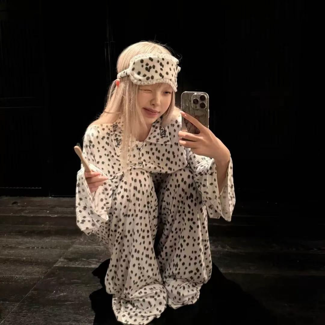 Leopard Print Pyjama Set